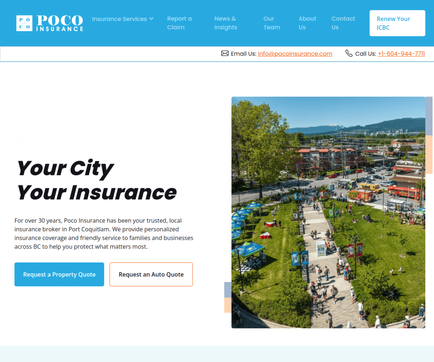 Poco Insurance: Modernizing the Digital Presence of a 30-Year Port Coquitlam Brokerage